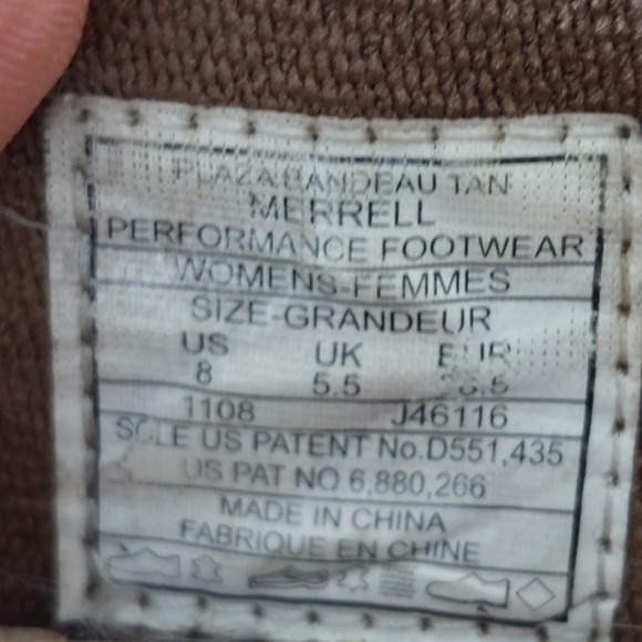 Merrell Mary Janes Performance Footwear Sz 8 Suede/Leather - Picture 11 of 11